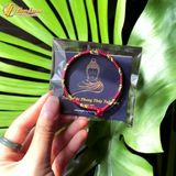 Vòng tay chỉ may mắn tông màu đỏ bện sole chỉ ngũ sắc tây tạng khóa nút hạt hợp mệnh, bình an - Tuệ Lâm 