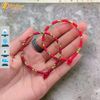 Vòng tay chỉ may mắn tông màu đỏ bện sole chỉ ngũ sắc tây tạng khóa nút hạt hợp mệnh, bình an - Tuệ Lâm