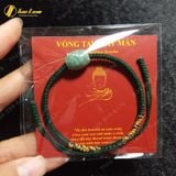  Vòng tay chỉ may mắn bện handmade lu thống ngọc sơn thủy hợp mệnh tài lộc bình an 