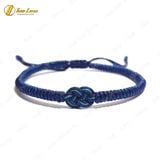  Vòng Tay Nữ Dây Chỉ May Mắn Màu Xanh Bện Kiểu Tây Tạng Vô Cực Tình Duyên Giá Rẻ Đẹp - Tuệ Lâm 
