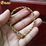  Vòng Tay May Mắn Chỉ Ngũ Sắc Tây Tạng Bện Kiểu Nút Hạt Dâu Tằm  - DIY TUỆ LÂM 