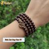  Vòng tay trầm hương chuỗi tràng hạt 108 tốc vườn size 6 li và 8 li mix charm chữ vạn 
