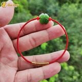  Vòng tay may mắn cỏ 4 lá ngọc bích hợp mệnh may mắn bình an hạnh phúc 