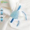Vòng Chỉ May Mắn Bện Handmade Mặt Hồ Ly Chúa Đá Aquamarine Tự Nhiên, phụ trợ tình duyên.