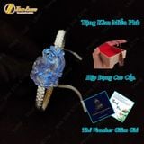  Vòng tay mặt hồ ly chúa 9 đuôi dáng thủng đá moonstone bện chỉ may mắn tự nhiên phù trợ tình duyên 