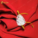  Vòng tay chỉ bện hồ ly chúa 9 đuôi thạch anh trắng hợp mệnh kim thủy, trợ duyên may mắn - Tuệ Lâm 