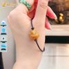 Vòng tay nữ hồ ly chúa thạch anh tóc vàng hợp mệnh kim thổ, phù trợ tình duyên, mang lại may mắn