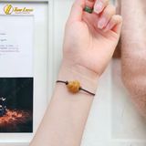  Vòng tay nữ hồ ly chúa thạch anh tóc vàng hợp mệnh kim thổ, phù trợ tình duyên, mang lại may mắn 