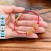 Vòng tay ngũ điếu mix hồ ly chúa ôm hoa đá thạch anh tóc vàng hợp mệnh kim thổ, chiêu tài hút lộc trợ duyên
