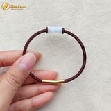  Vòng tay lu thống đá moonstone đốt trúc trơn chiêu tài hút lộc hợp mệnh kim thủy 