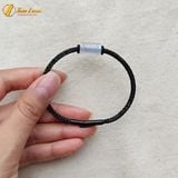  Vòng tay lu thống đá moonstone đốt trúc trơn chiêu tài hút lộc hợp mệnh kim thủy 