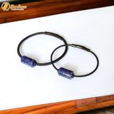  Vòng tay lu thống đá sodalite trơn chiêu tài hút lộc hợp mệnh thủy mộc 