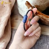  Vòng tay lu thống đá sodalite trơn chiêu tài hút lộc hợp mệnh thủy mộc 