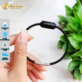  Vòng tay lu thống đá thạch anh đen tự nhiên hợp mệnh thủy mộc cầu tài hút lộc may mắn 