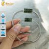 Vòng tay nam nữ lu thống thạch anh tóc xanh hợp mệnh mộc hỏa chạm họa tiết tài lộc hanh thông