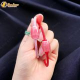  Vòng tay lu thống đá đào hoa hợp mệnh chiêu tài hút lộc hanh thông may mắn 