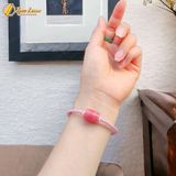  Vòng tay lu thống đá đào hoa hợp mệnh chiêu tài hút lộc hanh thông may mắn 