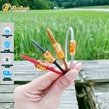  Vòng tay lu thống hổ phách hoa hợp mệnh kim thổ chiêu tài hút lộc hanh thông - Tuệ Lâm 