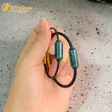  Vòng tay đôi nam nữ lu thống lam ngọc jade trơn chiêu tài hút lộc hợp mệnh may mắn 