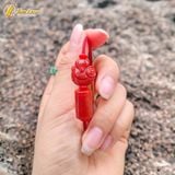  Vòng tay may mắn lu thống mix hồ ly chúa ngọc huyết jade đỏ hợp mệnh hỏa thổ, trợ duyên tài lộc 