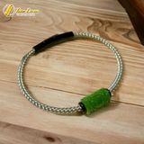  Vòng tay đôi nam nữ lu thống ngọc bích chạm họa tiết kim tiền tài lộc hanh thông hợp mệnh 