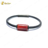  Vòng Tay Lu Thống Ngọc Huyết Jadeit Đỏ Cam Hợp Mệnh Hỏa Thổ Chiêu Tài Hút Lộc Hanh Thông 