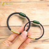  [HÀNG VIP] Vòng tay đôi nam nữ lu thống ngọc sơn thủy xanh trơn hợp mệnh tài lộc hanh thông 