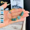Vòng tay lu thống chạm mix ngũ điếu mix hồ ly chúa ôm hoa lam ngọc hợp mệnh trợ duyên chiêu tài lộc
