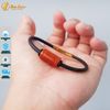 Vòng Tay Lu Thống Ngọc Huyết Jadeit Đỏ Cam Hợp Mệnh Hỏa Thổ Chiêu Tài Hút Lộc Hanh Thông