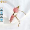 Vòng tay ngũ điếu mix hồ ly chúa ôm hoa đá đào hoa hợp mệnh trợ duyên may mắn
