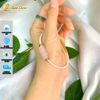 Vòng tay ngũ điếu thạch anh hồng hợp mệnh hỏa thổ, chiêu tài hút lộc bình an may mắn