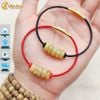 Vòng tay ngũ điếu đá thạch anh tóc vàng hợp mệnh kim thổ chiêu tài hút lộc may mắn