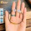 Vòng tay lu thống mix ngũ điếu moonstone hợp mệnh kim thủy, chiêu tài lộc hút may mắn