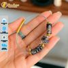 Vòng tay lu thống mix ngũ điếu mix hồ ly chúa ôm hoa thạch anh tóc đen hợp mệnh thủy mộc trợ duyên tài lộc