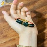  Vòng tay lu thống mix ngũ điếu mix hồ ly ôm hoa ngọc sơn thủy trợ duyên chiêu tài lộc 
