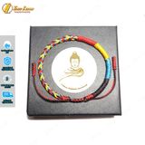  Vòng Tay Giá Rẻ Bền Đẹp Dây Chỉ Bện Handmade Kiểu Tibet 4 Màu May Mắn Bình An - Tuệ Lâm 