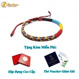  Vòng Tay Giá Rẻ Bền Đẹp Dây Chỉ Bện Handmade Kiểu Tibet 4 Màu May Mắn Bình An - Tuệ Lâm 