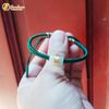  Vòng tay lu thống ngọc phỉ thúy tài lộc bện chỉ xanh rêu may mắn bình an, chiêu tài lộc 