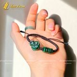  Vòng tay ngũ điếu mix hồ ly chúa ốm hoa ngọc sơn thủy hợp mệnh trợ duyên bện chỉ handmde may mắn 