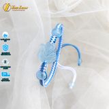  Vòng Tay Hồ Ly Aquamarine Bện Chỉ Handmade Cao Cấp - Tuệ Lâm 