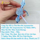  Vòng Tay Hồ Ly Aquamarine Bện Chỉ Handmade Cao Cấp - Tuệ Lâm 