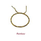  [DIY bracelets] Vòng Tay Set 3 Vòng Chỉ Tây Tạng Tông Đỏ Tươi Đỏ Đô Ngũ Sắc - Tuệ Lâm 