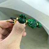  Vòng tay ngũ điếu mix túi tiền mix hồ ly ngọc sơn thủy hợp mệnh may mắn chiêu tài lộc phú quý 