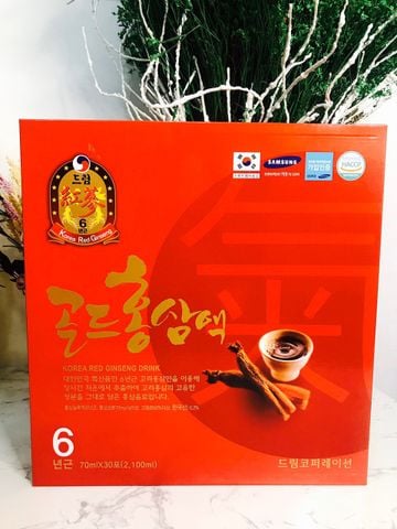  Nước Uống Hồng Sâm Chén DREAM MADE IN KOREA (70 ml x 30 gói) 