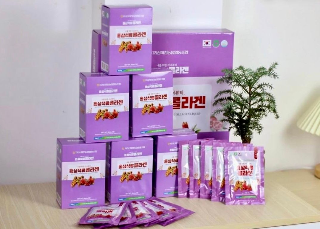 NƯỚC HỒNG SÂM LỰU COLLAGEN