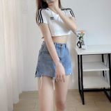  ÁO CROPTOP ADIDAS NỮ 