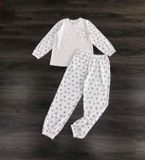  Bộ mặc nhà Umi Yellow sử dụng chất liệu 100% thun cotton mềm mát , co giãn thoải mái UMID0003 