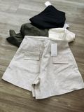  SHORT LINEN MANGO NỮ 