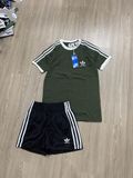  ÁO THUN ADIDAS NỮ SỌC VAI 