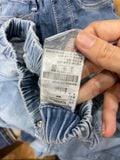  QUẦN JEANS ỐNG LOE LƯNG THUN BÉ GÁI 